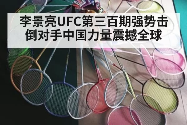 李景亮UFC第三百期强势击倒对手中国力量震撼全球